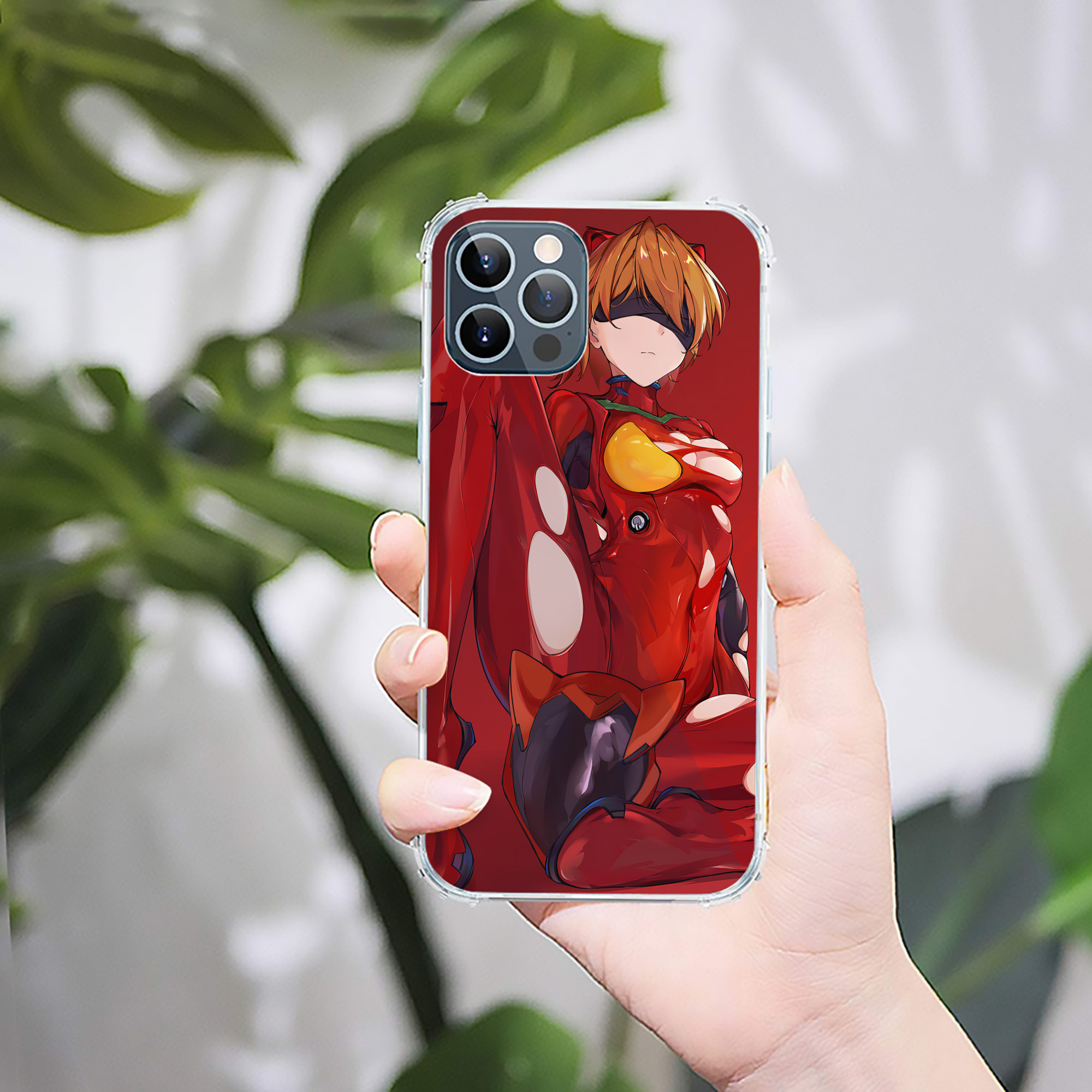 （画像用） EVA 新世紀エヴァンゲリオン 【iPhone 12シリーズ対応】透明スマホケース（クリアソフトケース）